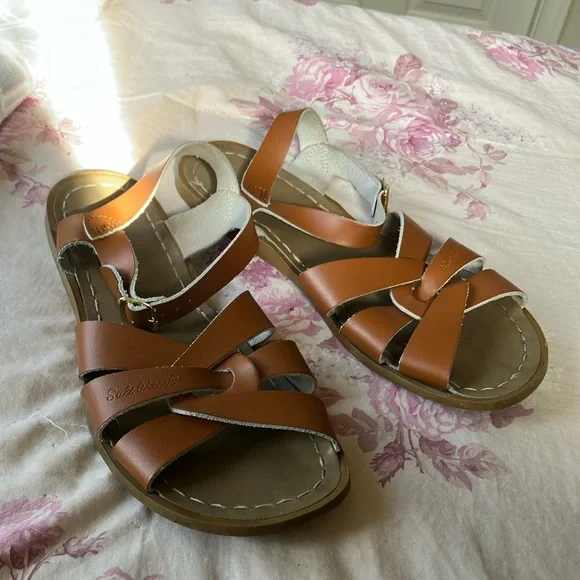 Hoy by Saltwater sandals 🤎 Womens 9 Youth 7 - Picture 2 of 6